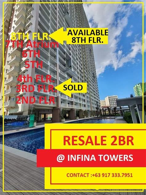 Resale Br Condo Unit At Infina Towers In Aurora Blvd Cubao Nr Ncba