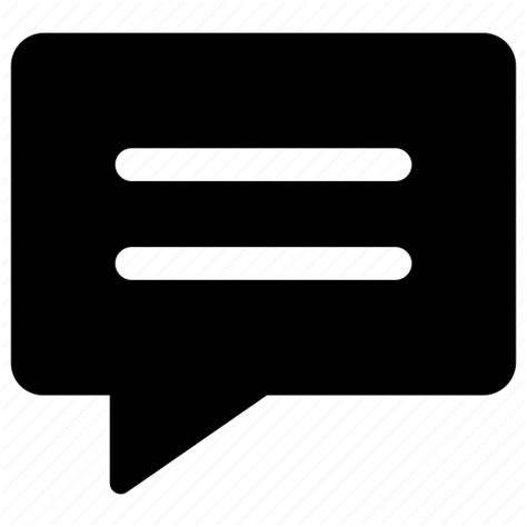 Messages Bubble Square Text Message Chat Icon Download On Iconfinder