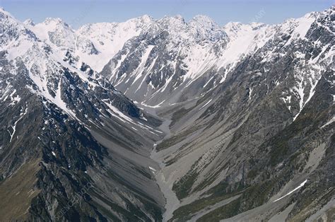 Glaciated Valley In New Zealand Stock Image C0120351 Science