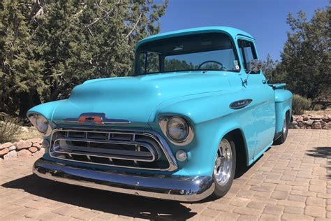 20 Years Owned 1957 Chevrolet 3100 Big Window Pickup For Sale On Bat