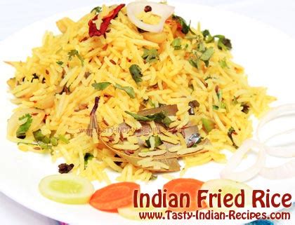 Indian Fried Rice Recipe - How to make Indian Fried Rice