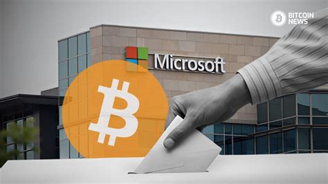 Microsoft Bitcoin Investment Voting In Shareholder Meeting