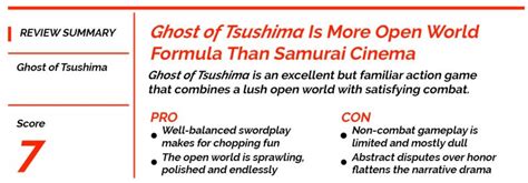 'Ghost of Tsushima' Is More Open-World Formula Than Samurai Cinema