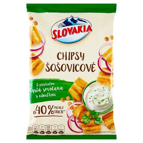 Slovakia Chipsy O Ovicov S Pr Chu Ou Kysl Smotana S Cibu Kou G