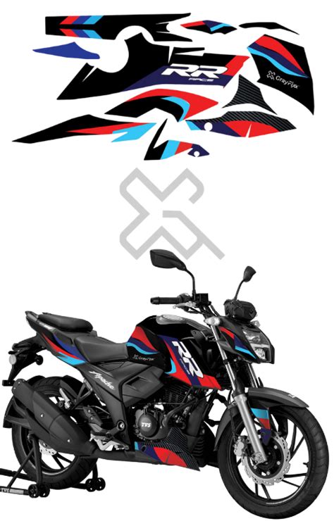 Rr Edition Full Body Sticker For Apache Rtr 200 4v Made In Premium