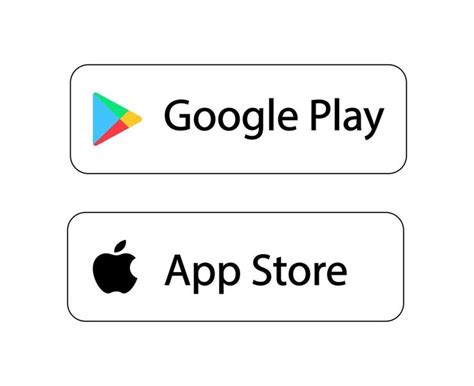 Download Google Play, Apple Store logo, icon, button. in 2024