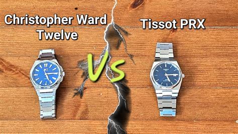 Christopher Ward Twelve Vs Tissot Prx Side By Side Comparison Youtube