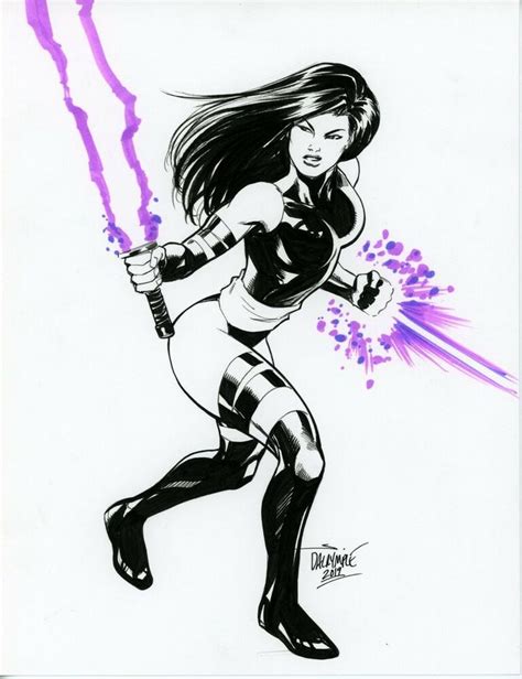 Psylocke By Scott Dalrymple Psylocke Marvel Comics Art Xmen Art