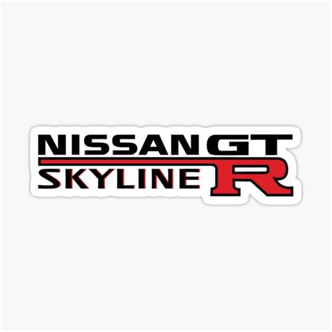 Nissan Skyline Gt R Sticker For Sale By Scribbly Mcpiggles Redbubble