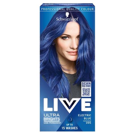 Schwarzkopf Live Ultra Brights Or Pastel Farba Do Włosów Electric Blue 095 Zakupy Online Z