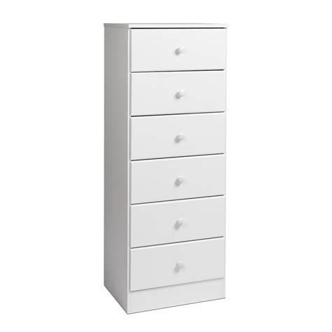 Tall Thin White Drawers Wood And White Tall Narrow Cabinet With 5