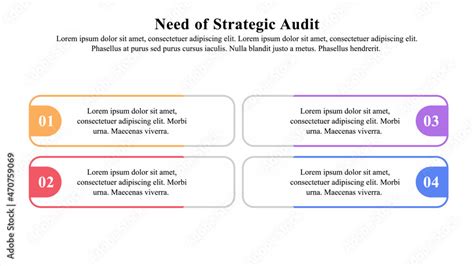 Infographic Presentation Template Of Strategic Audit Used To Perform In