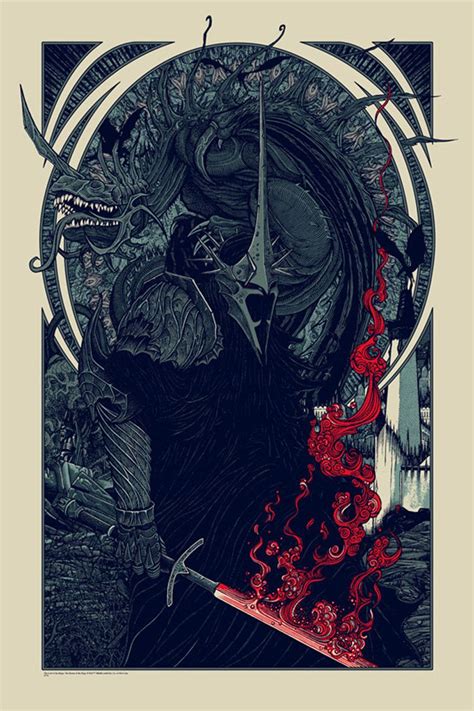 Jrr Tolkien Tolkein Hexenkönig Von Angmar Midle Earth Witch King Of