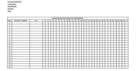 Planilla De Asistencia De Alumnos Mensual Xlsx Google Drive