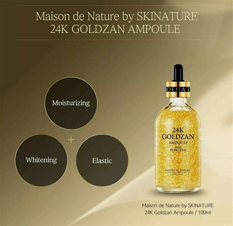 K Goldzan Facial Serum Ampoule Pure Gold Maison De Nature