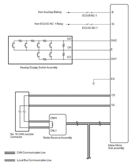 Lexus Nx System Diagram Headup Display System