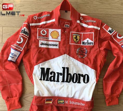 Michael Schumacher World Champion Racing Suit Ferrari F1 Gpbox