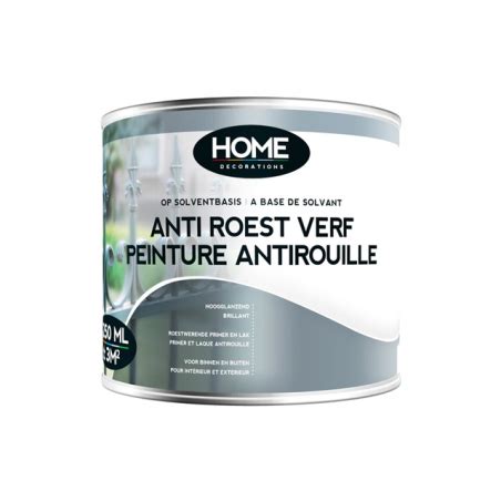 Peinture Antirouille Brillant Gris Ml Tecniba