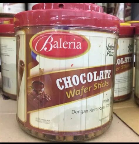 Baleria Chocolate Wafer Stick 700g Wafer Roll Coklat Astor Toples