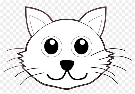 Cute Cat Face Colouring Pages - ipanemabeerbar