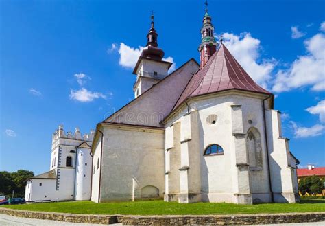 Centre Historique De Ville M Di Vale Podolinec Slovakia Image Stock