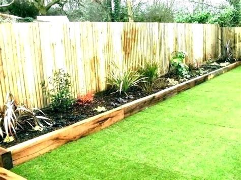 Grass Border Ideas Wooden Flower Bed Borders Landscape Border Ideas Cheap Garden Wood