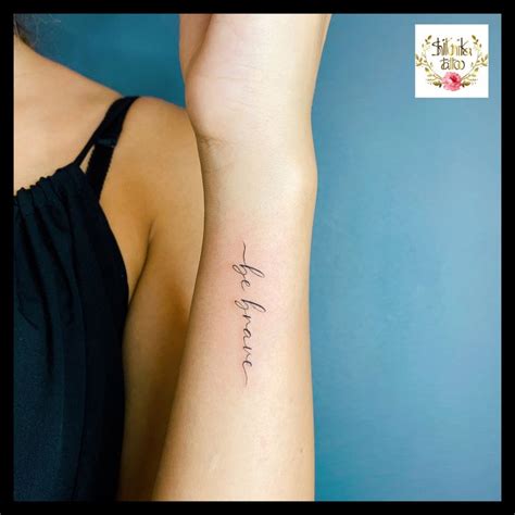 Be brave tattoo | Tatuajes