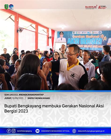 Bupati Bengkayang Membuka Gerakan Nasional Aksi Bergizi 2023