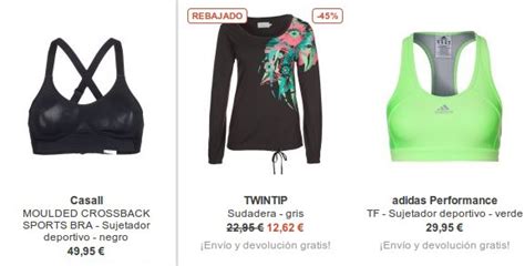 Ropa deportiva barata y en oferta en los outlets de ropa de Internet