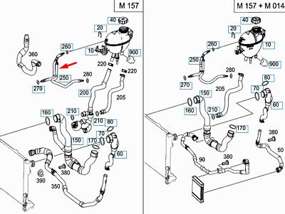 New Mercedes Benz E Class W Cooling Hose A Oem Ebay
