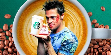 Fight Clubs Not So Secret Secret Obsession With Starbucks