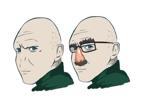 Voldemort with a nose by Green-the-Ghost on DeviantArt