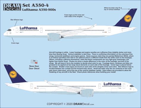 Airbus A350 900 Decals