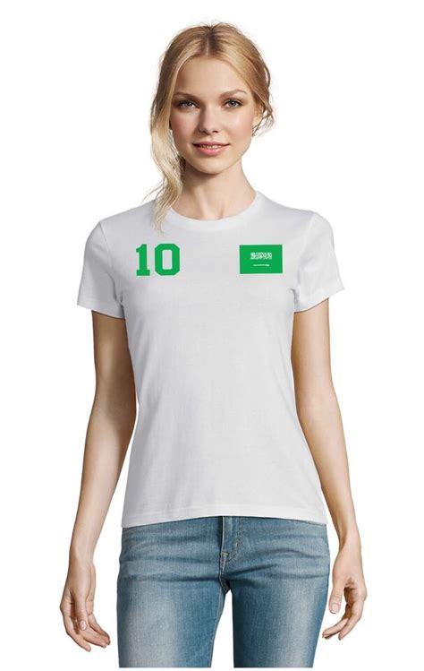 Fußball Football WM Damen Shirt Trikot Saudi Arabien Arabia Wunschname