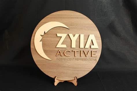 Personalized Zyia Active Round Sign Logo For Independent Etsy