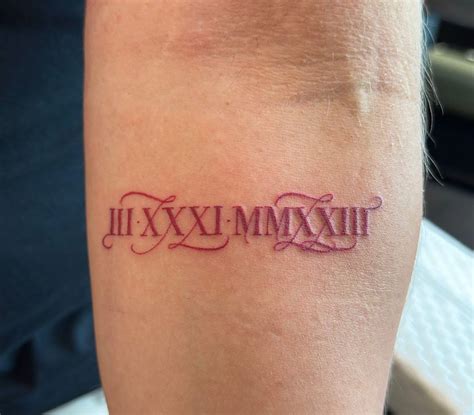 30 Best Roman Numerals Tattoo Ideas You Should Check