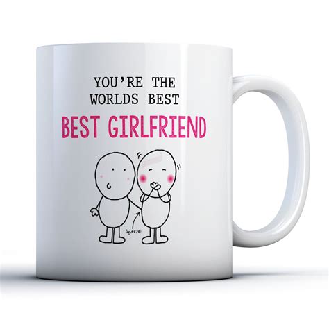 Youre The Worlds Best Girlfriend Printed Mug Ebay