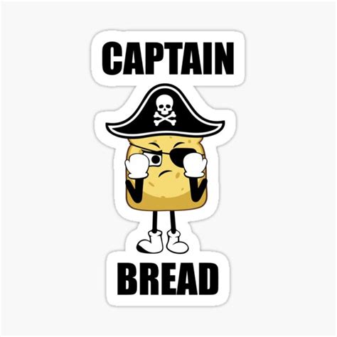 Bread Pirate Stickers | Redbubble