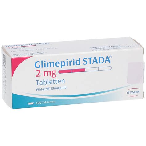 Glimepirid STADA 2 Mg 120 St Mit Dem E Rezept Kaufen Shop Apotheke