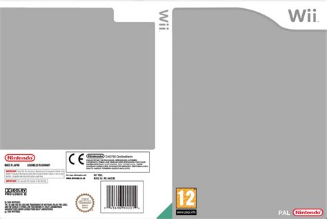 Wii cover template by Freddiecunn on DeviantArt