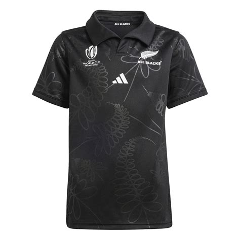 All Blacks Youth Rugby World Cup 2023 Home Jersey Weston Corporation