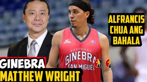 Pba Live Ginebra Matthew Wright O Japan Alfrancis Chua Gumagawa Ng