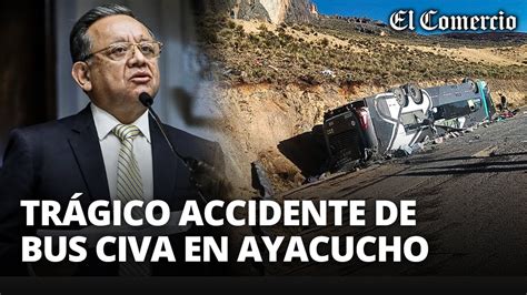 Accidente En Ayacucho Excontralor Edgar Alarc N Y Personas M S