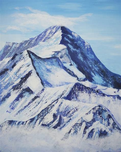 Easy Snowy Mountain Painting Conchita Colby