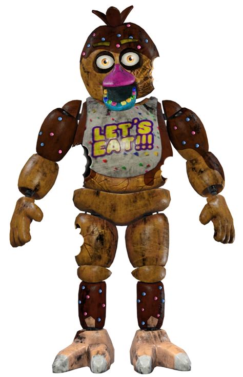 Fnaf Chocolate Chica Full Body By Enderziom2004 On Deviantart