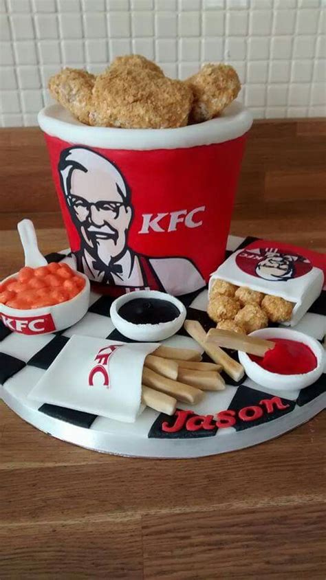 KFC birthday cake! | Cupcake birthday cake, Kfc cake, Creative cakes