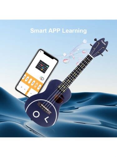 PopuMusic Populele Q2 Smart Compact And Portable Ukulele Emoji Edition