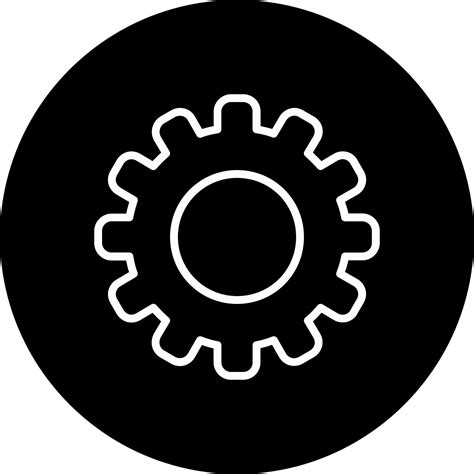 Cogwheel Vector Icon 16080596 Vector Art At Vecteezy