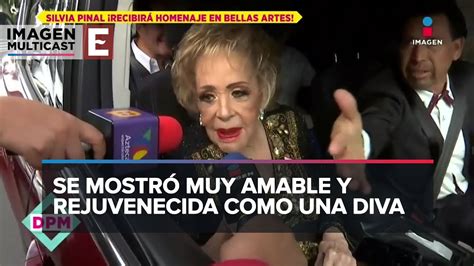 Silvia Pinal Rumbo A Su Homenaje En Palacio De Bellas Artes Youtube