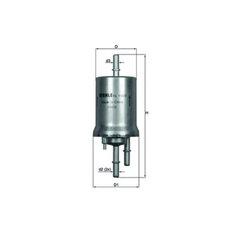 Fuel filter MAHLE ORIGINAL KL 156/3 - Trodo.com
